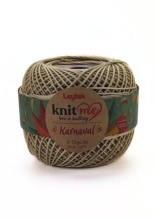 Пряжа karnaval/карнавал, золотистый песок 02812, knit me