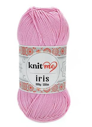 Пряжа iris/іріс, світло-рожевий кі6001, knit me