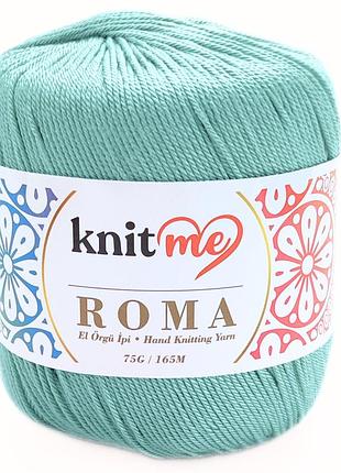 Пряжа roma/рома, ментоловый kr1505, knit me