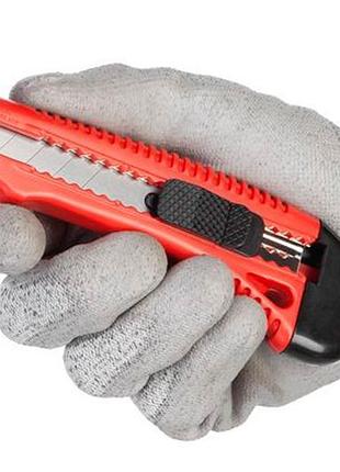 Нож intertool 18 мм усиленный (ht-0501) 8