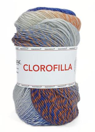 Пряжа clorofilla/клорофілла, мультіколор 82, tropical lane