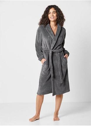 Плюшевый халат livarno разм м