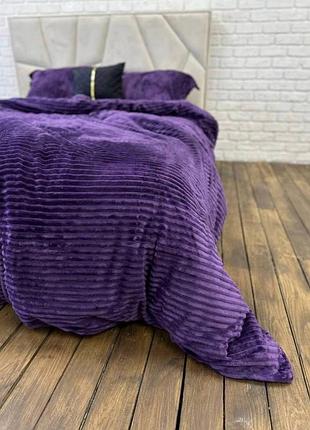 Плюшева постільна білизна,євро