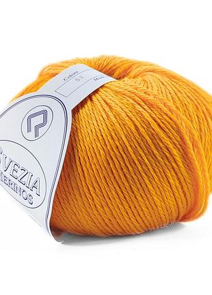 Пряжа svezia/швеція, сонячно-жовтий 61, campolmi