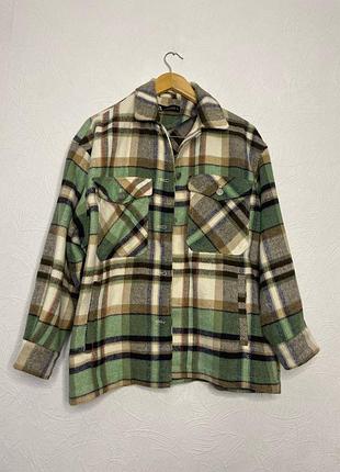 Фланелева тепла сорочка zara