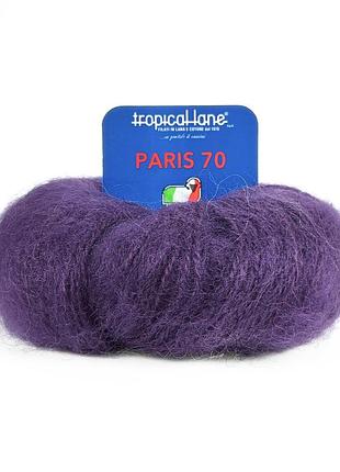 Пряжа paris 70/париж 70, фіолетовий 10, tropical lane
