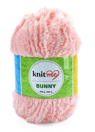 Пряжа bunny/банни, розовый коралл 997, knit me