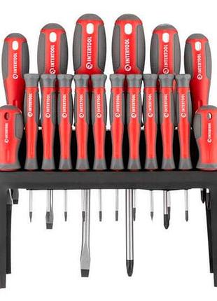 Набор отверток intertool pro (18 шт.) (vt-3350) 2
