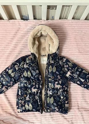 Чудова курточка next на дівчинку 2-3 роки (зріст 98 см)