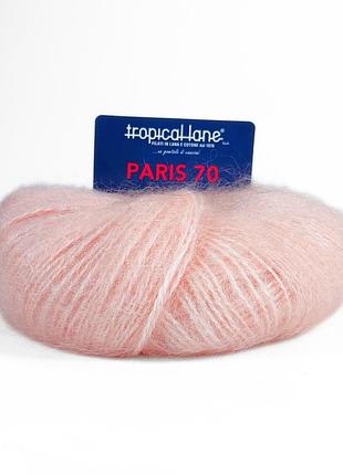 Пряжа paris 70/париж 70, персиковый 626, tropical lane