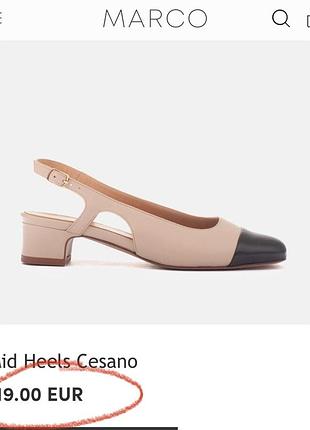 Новые.туфли зи кожи бренда marco made in italy soft leather beige black оригинал.из свежих коллекций