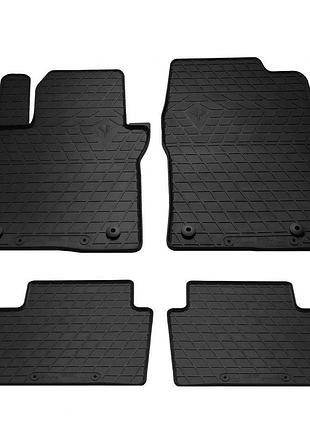 Гумові килимки stingray premium для mazda 3 2019-2023 4 шт захисні в салон для чистоти та комфорту ve-33