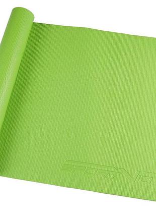 Коврик для йоги sportvida pvc 4 мм салатовый