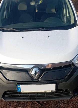 Зимняя решетка матовая для renault dokker 2013-2017 дефлектор для защиты от снега и льда ve-33