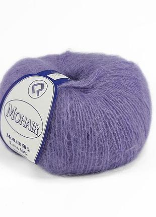 Пряжа mohair/мохер, бузковий 2457, campolmi