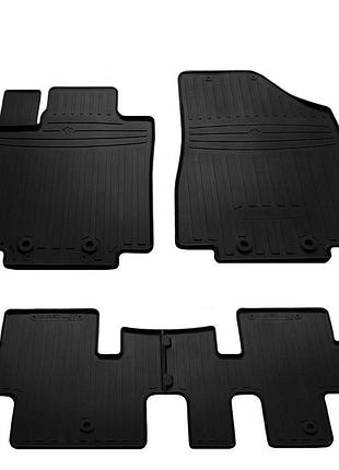 Гумові килимки stingray premium для nissan pathfinder r52 2012-2017 4 шт повне покриття в салон захисту ve-33