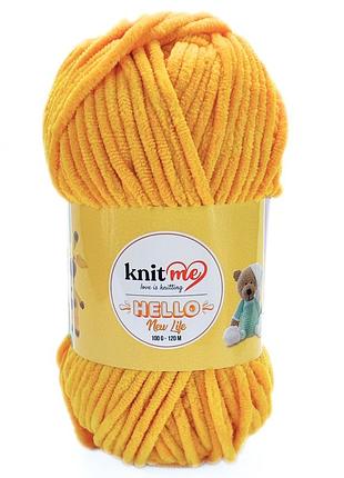 Пряжа hello/хеллоу, подсолнух 918, knit me