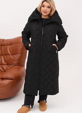 Удлинённая женская куртка пальто с капюшоном.розміри: 48-50, 52-54, 56-58, 60-62