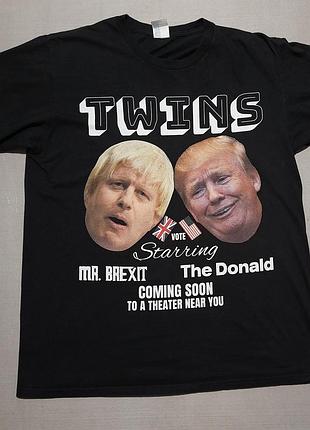 Футболка с трампом и борисом дженсоном