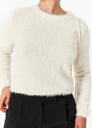 Пухнастий светр h&m