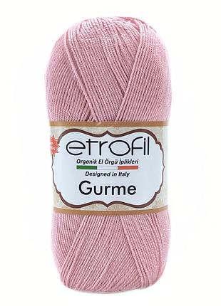 Пряжа gurme/гурмэ,дымчатая роза 73099, etrofil