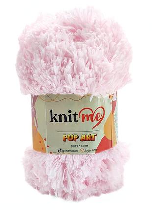 Пряжа pop art/поп арт, нежно-розовый 970, knit me