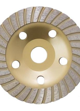 Чашка алмазна рамболд 125 x 22.2 мм турбо жовта (125 т-ж)