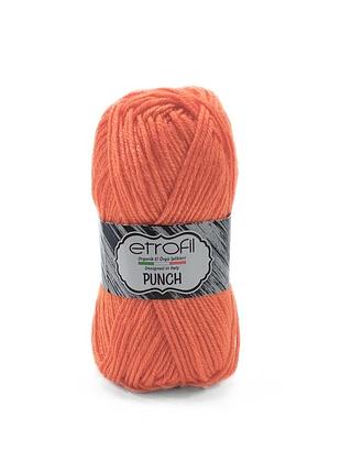 Пряжа punch/пунч,оранжевый 72103, etrofil