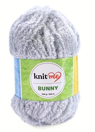 Пряжа bunny/банні, блакитна крига 977, knit me