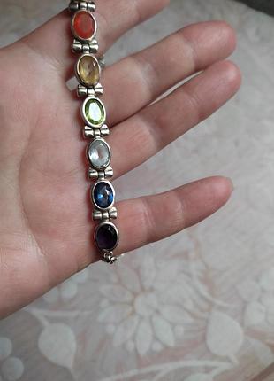 Серебряный браслет.