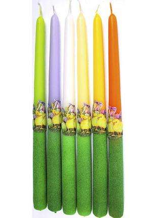 Свічка конус "курчата пара"