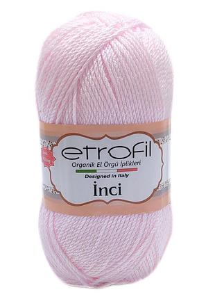 Пряжа inci/інчі, світло-рожевий 73038, etrofil