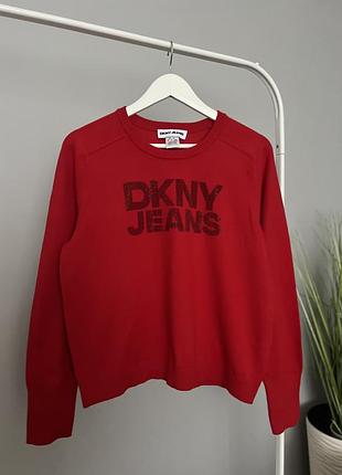 Свитер красный dkny jeans