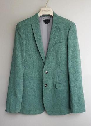 Asos піджак - s • 46 - slim fit - зелений - блейзер чоловічий / підлітковий - п46 п44