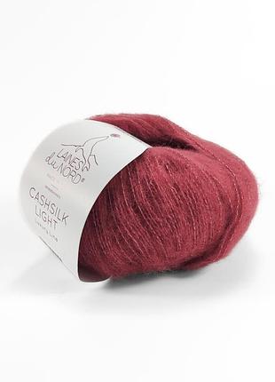 Пряжа cashsilk light/кашсилк лайт, терракотовый 3010, laines du nord