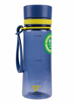 Пляшка для води пластикова " yes" fusion 400мл блакитна 708317