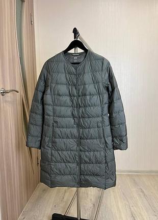 Жіночий пуховик пальто uniqlo ultra light down