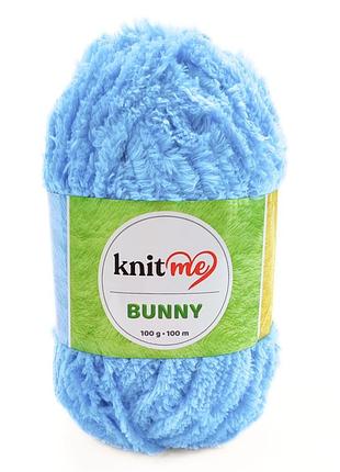 Пряжа bunny/банні, блакитний 978, knit me