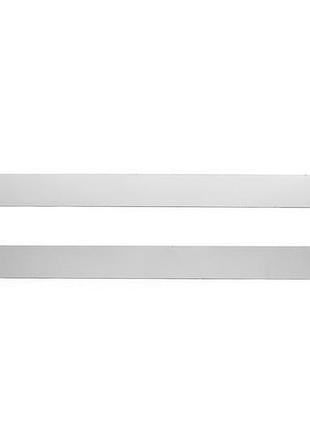 Молдинг на рейку сдвижной двери 2 шт нержавеющая сталь для fiat doblo ii 2010-2022 хром накладки для защ ve-33