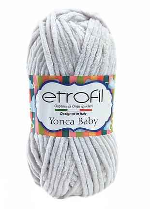 Пряжа yonca baby/йонка бебі, світло-сірий 70905, etrofil