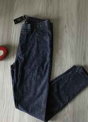 Эсмара! женские трикотажные леггинсы,  лосины под джинс германия,м 40/42=46/48 наш