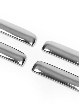Накладки на ручки 4 шт нержавіюча сталь carmos для nissan np300 1999-2015 хромовані накладки для тюнінга dm-11