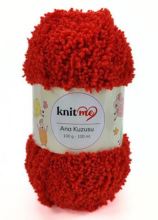Пряжа ana kuzusu/ана кузюсю, червоний 713, knit me