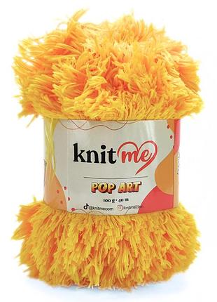 Пряжа pop art/поп арт, горячий желтый 958, knit me