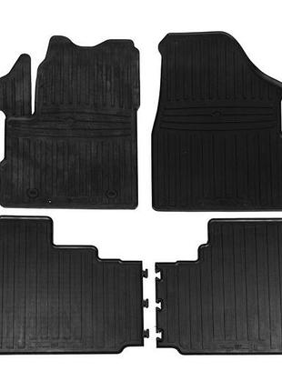 Резиновые коврики stingray для chevrolet equinox 2009-2016 4 шт коврики в салон защита от грязи dm-11