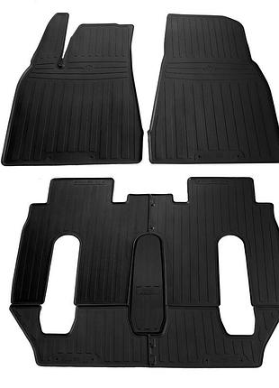 Резиновые коврики stingray premium для tesla model x 4 шт защитные в салон для защиты от грязи dm-11