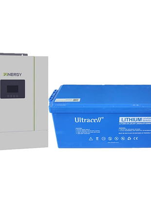 Комплект резервного питания inergy dipower 3.6 квт/ ultracell lifepo4