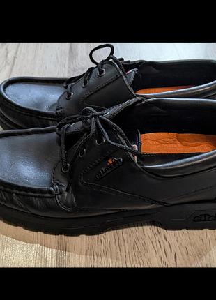 Мужские кожаные топсайдеры, мокасины ellesse