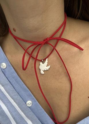 Горлиця з полімерної глини