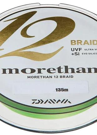 Шнур daiwa uvf morethan sensor 12 ex+si 150m (lime green) #1.5/0.16mm 31lb/14.0kg